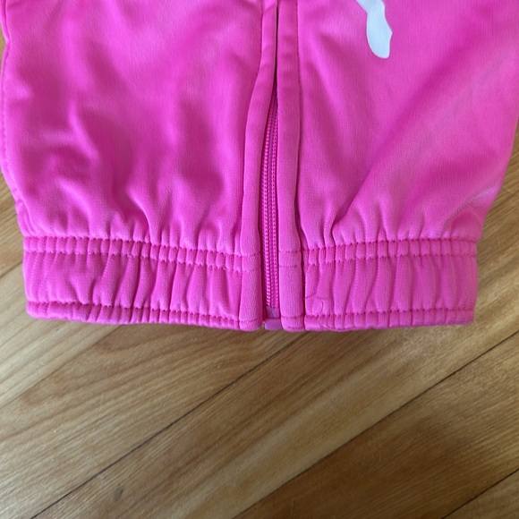 Baby Girl Puma Zip up Sweater Pink Size 12 Months - Picture 4 of 7